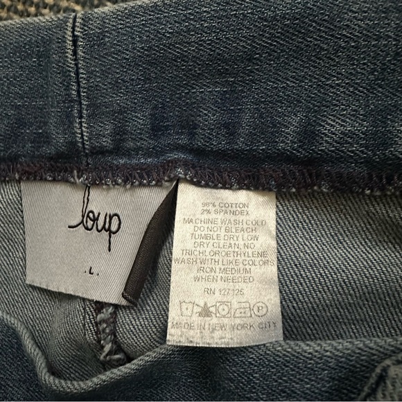 Loup High Rise Tab Jeans L - Picture 3 of 3